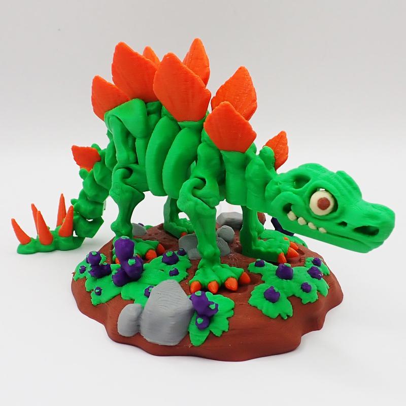 Stojan ke kostře Stegosaura