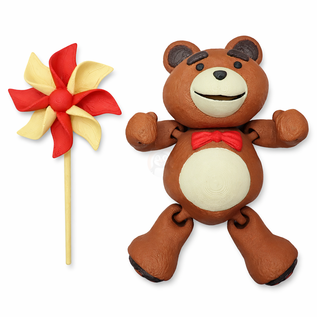 Medvídek kluk - Kreativní 3D Omalovánka