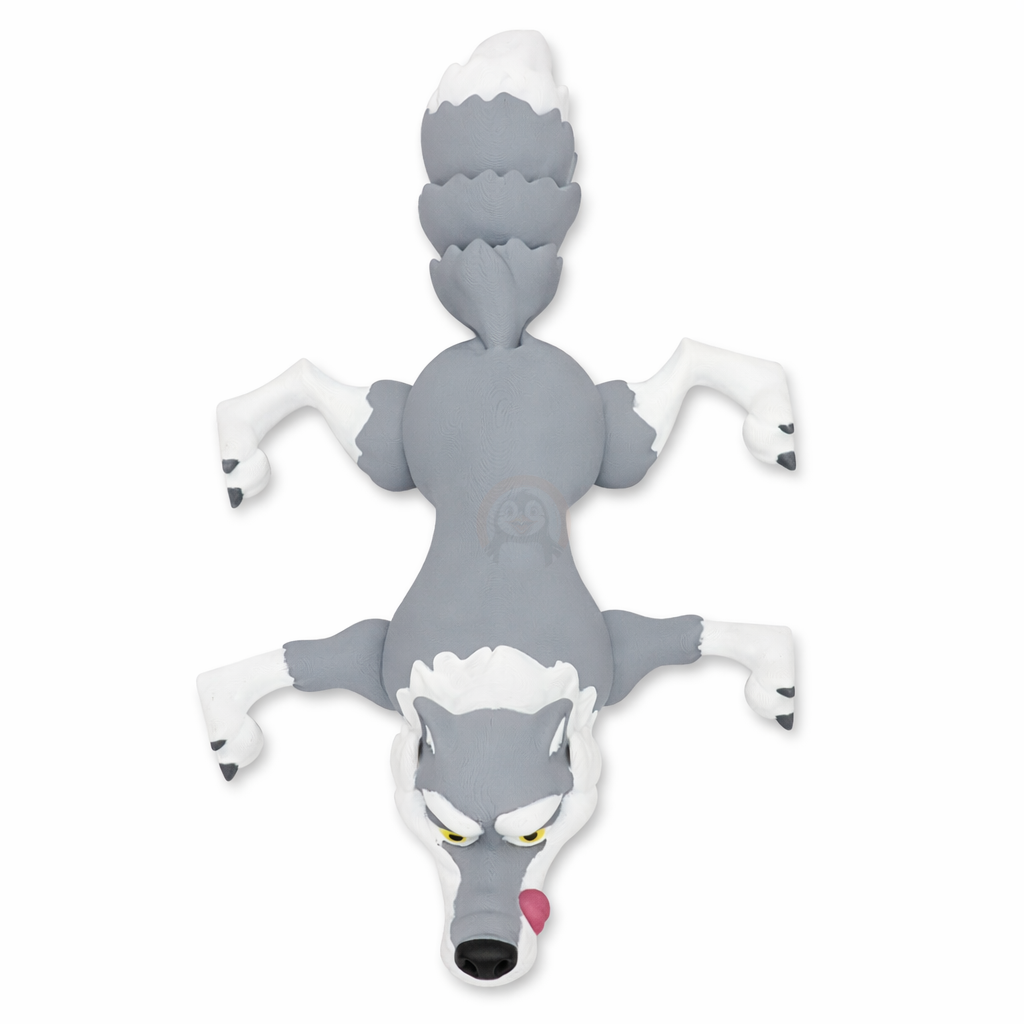 Vlk - Kreativní 3D Omalovánka