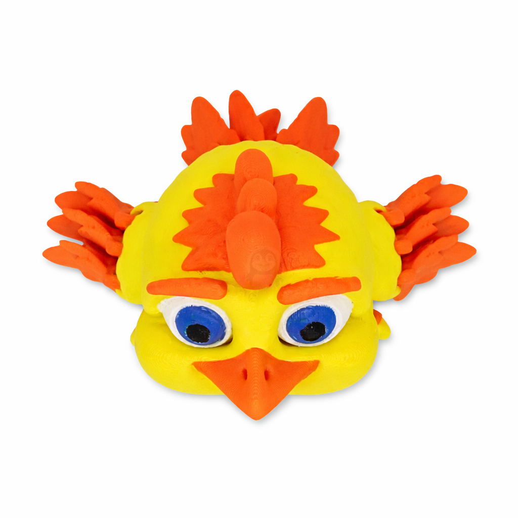 Kuřátko - Kreativní 3D Omalovánka