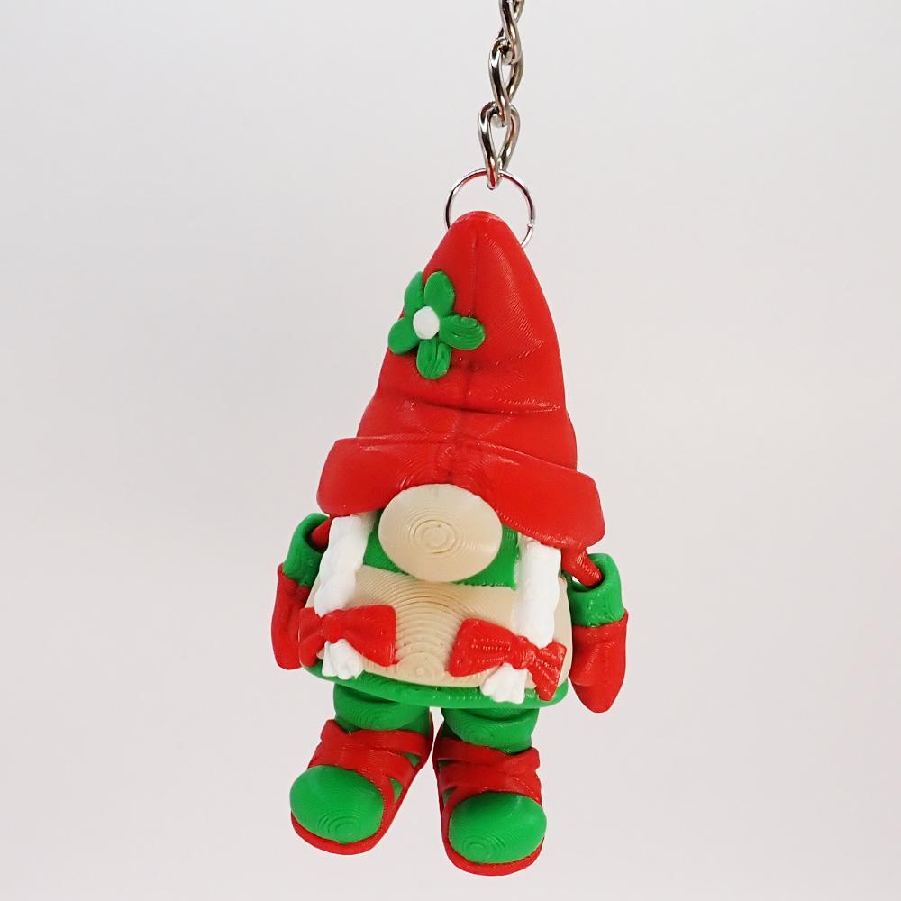 Přívěsek na klíče Skřítek žena