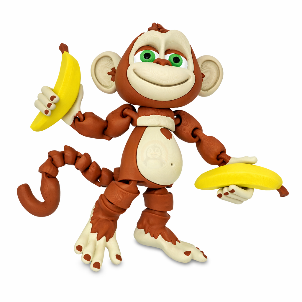 Opička - Kreativní 3D Omalovánka