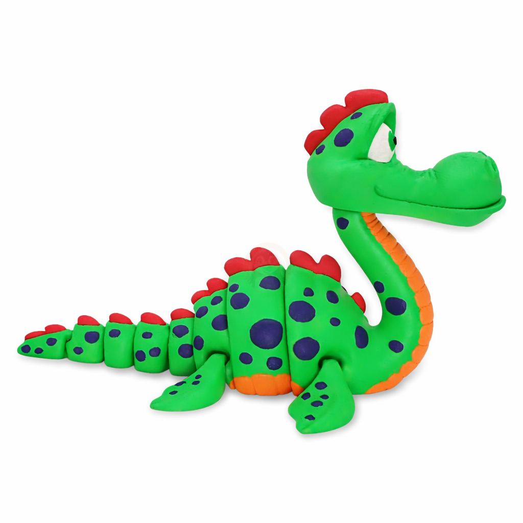 Lochnesská příšera - Kreativní 3D Omalovánka