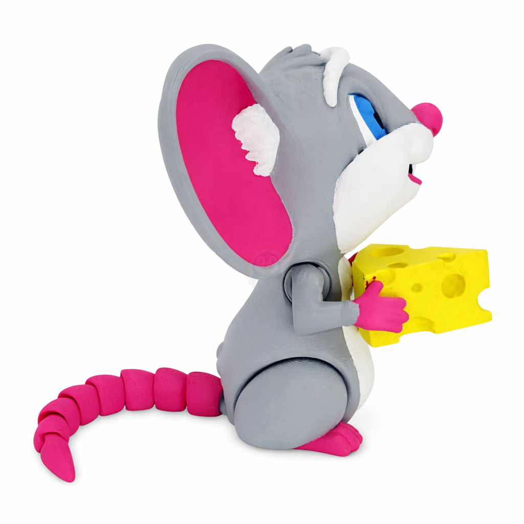 Myška - Kreativní 3D Omalovánka