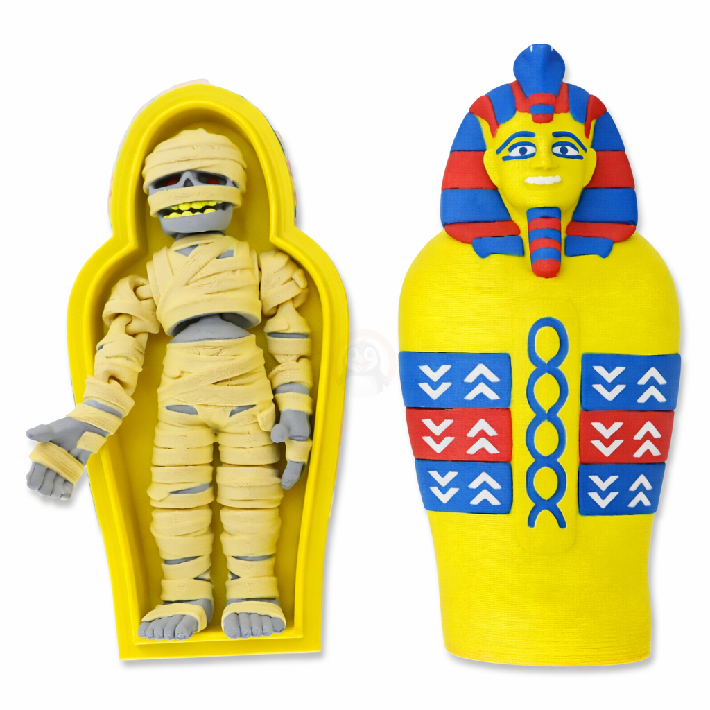 Mumie - Kreativní 3D Omalovánka