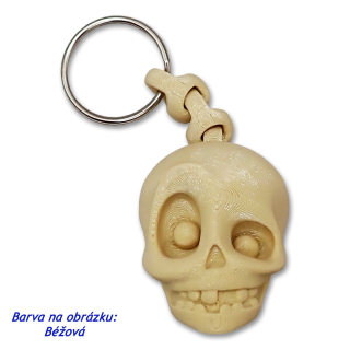 Přívěsek na klíče Lebka