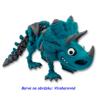 Kostra Triceratopse s očima