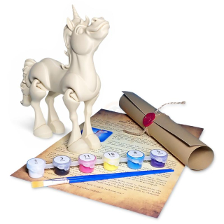 Jednorožec - Kreativní 3D Omalovánka s pohádkou