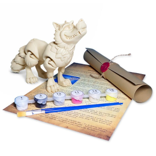 Vlk - Kreativní 3D Omalovánka s pohádkou